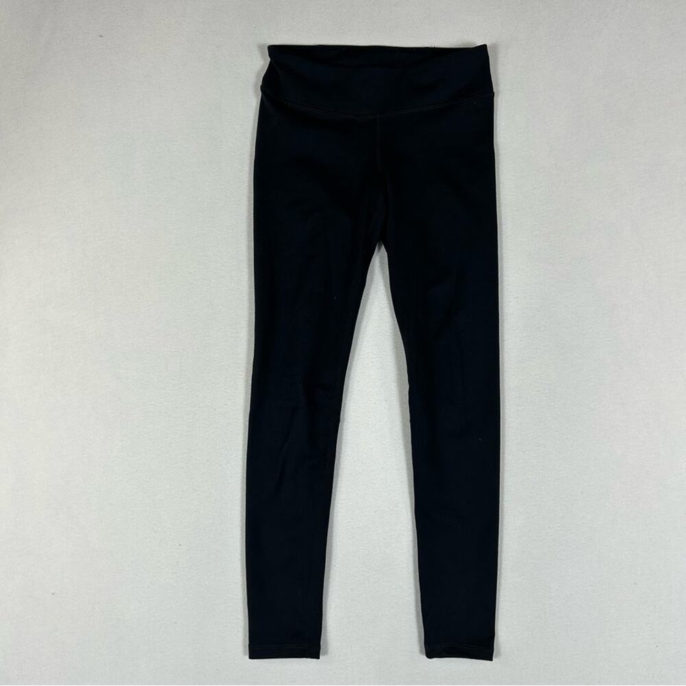 Under Armour Black Heat Gear Leggings Women’s S Small Compression Mid Rise